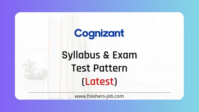 Cognizant GenC Syllabus
