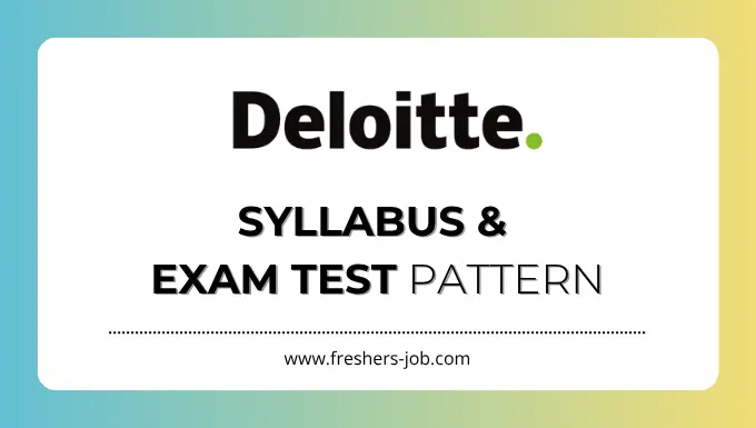 deloitte syllabus