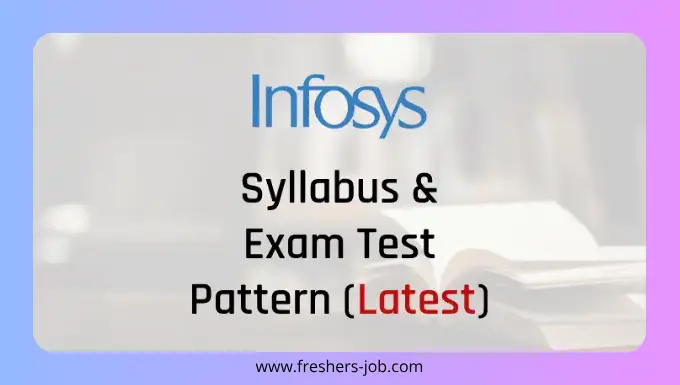 infosys syllabus