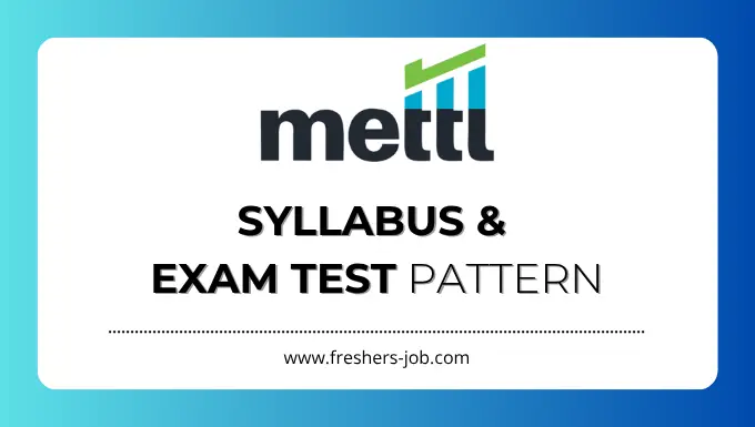 Mettl Syllabus