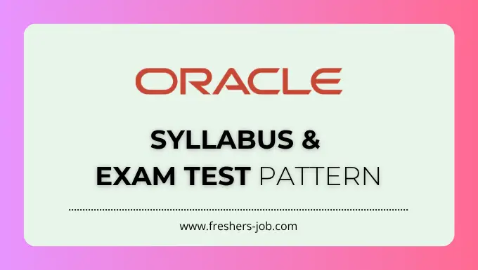 oracle syllabus