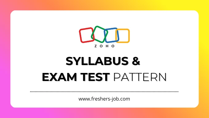 Zoho Syllabus